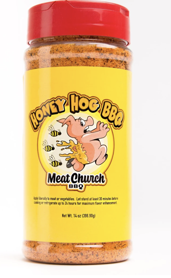 Meat Church BBQ   "Honey Hog BBQ Rub " 396 g Streuer
