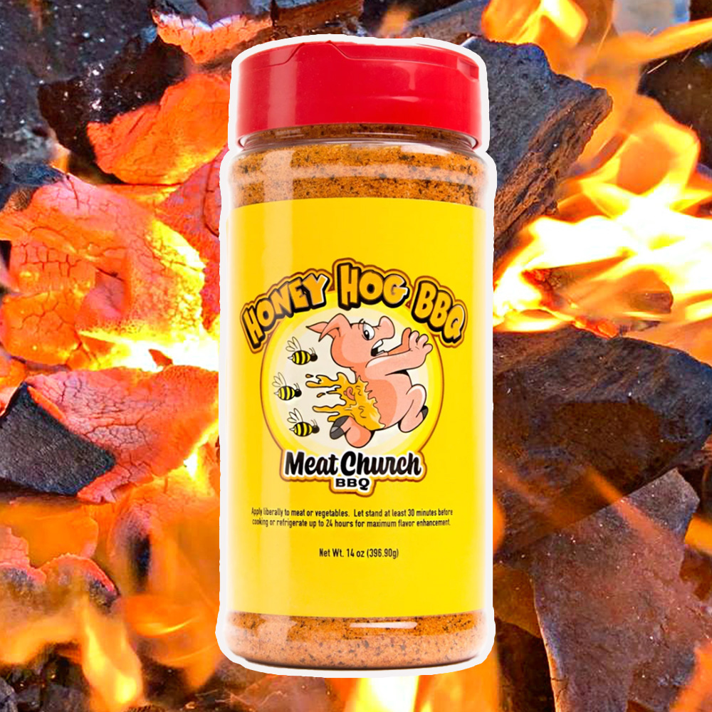 Meat Church BBQ   "Honey Hog BBQ Rub " 396 g Streuer