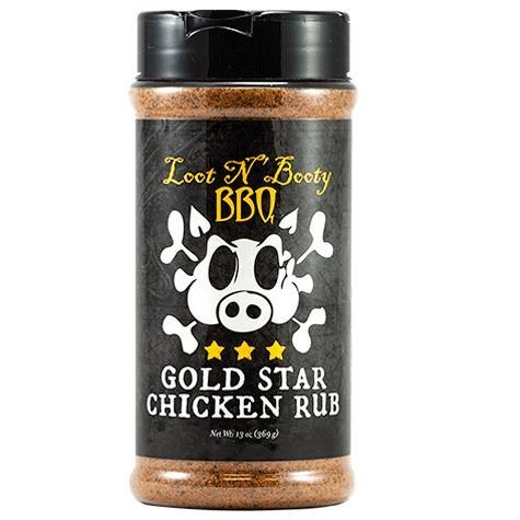 LOOT N`BOOTY BBQ "GOLD STAR CHICKEN RUB" 369g