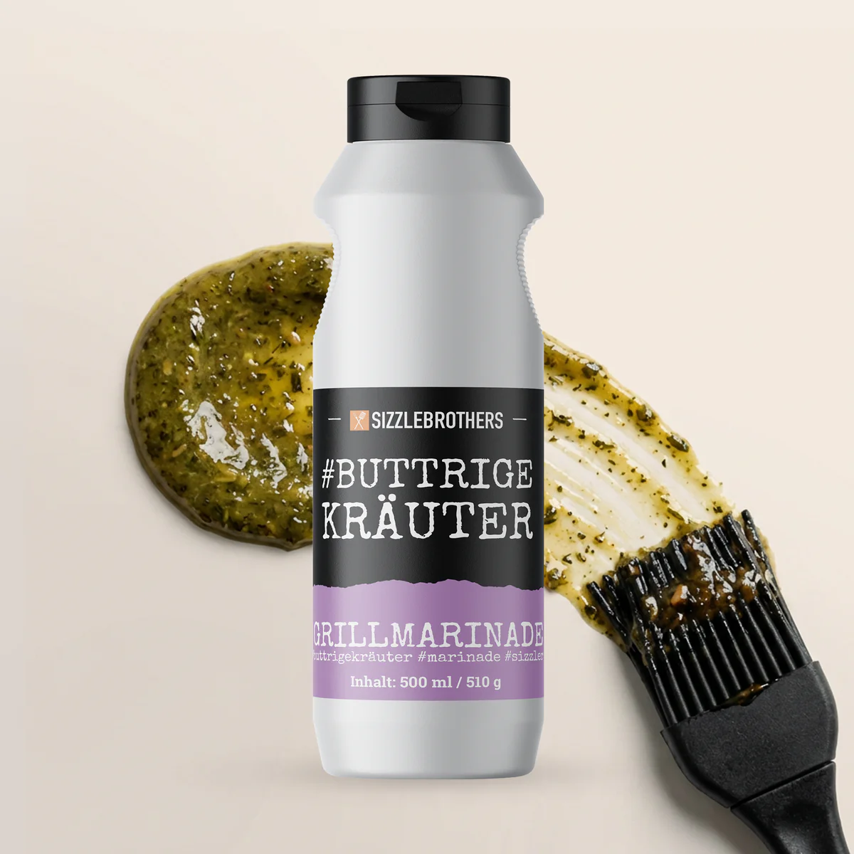 SIZZLE Brothers "#Buttrige Kräuter" Grillmarinade 500ml