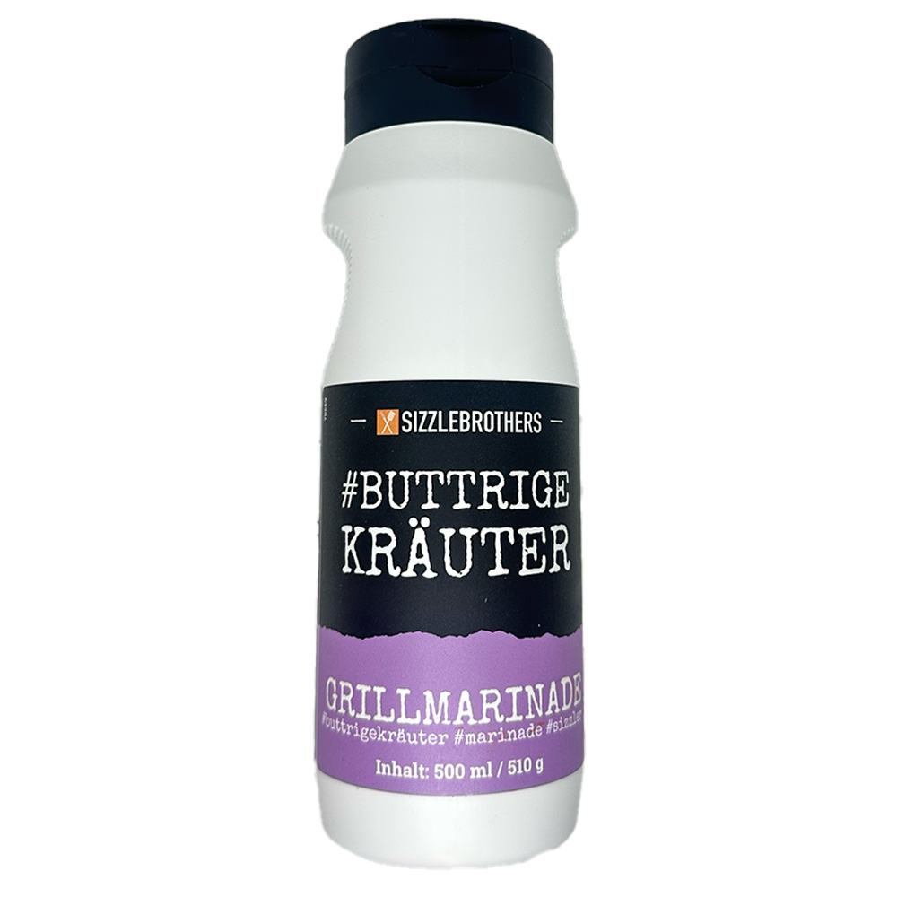 SIZZLE Brothers "#Buttrige Kräuter" Grillmarinade 500ml